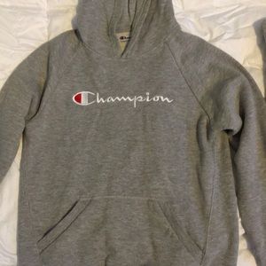 Champion gray hoodie